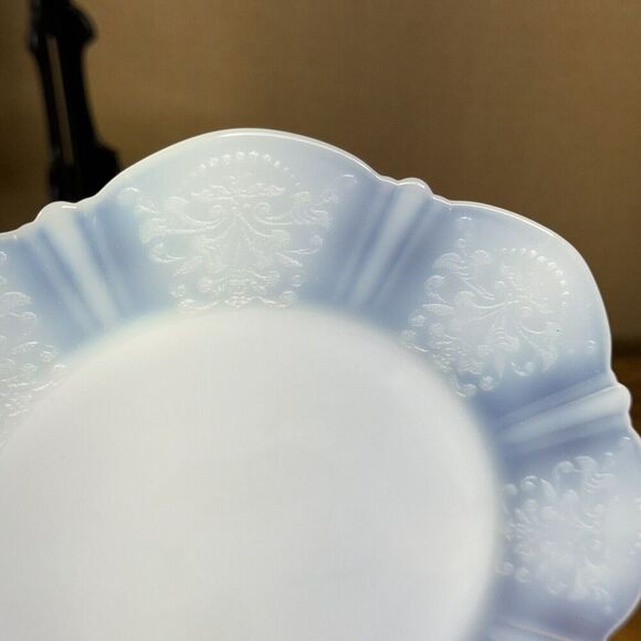 Vintage Macbeth Evans SALAD PLATE American Sweetheart Monax‎ Thin Glass - Picture 5 of 8